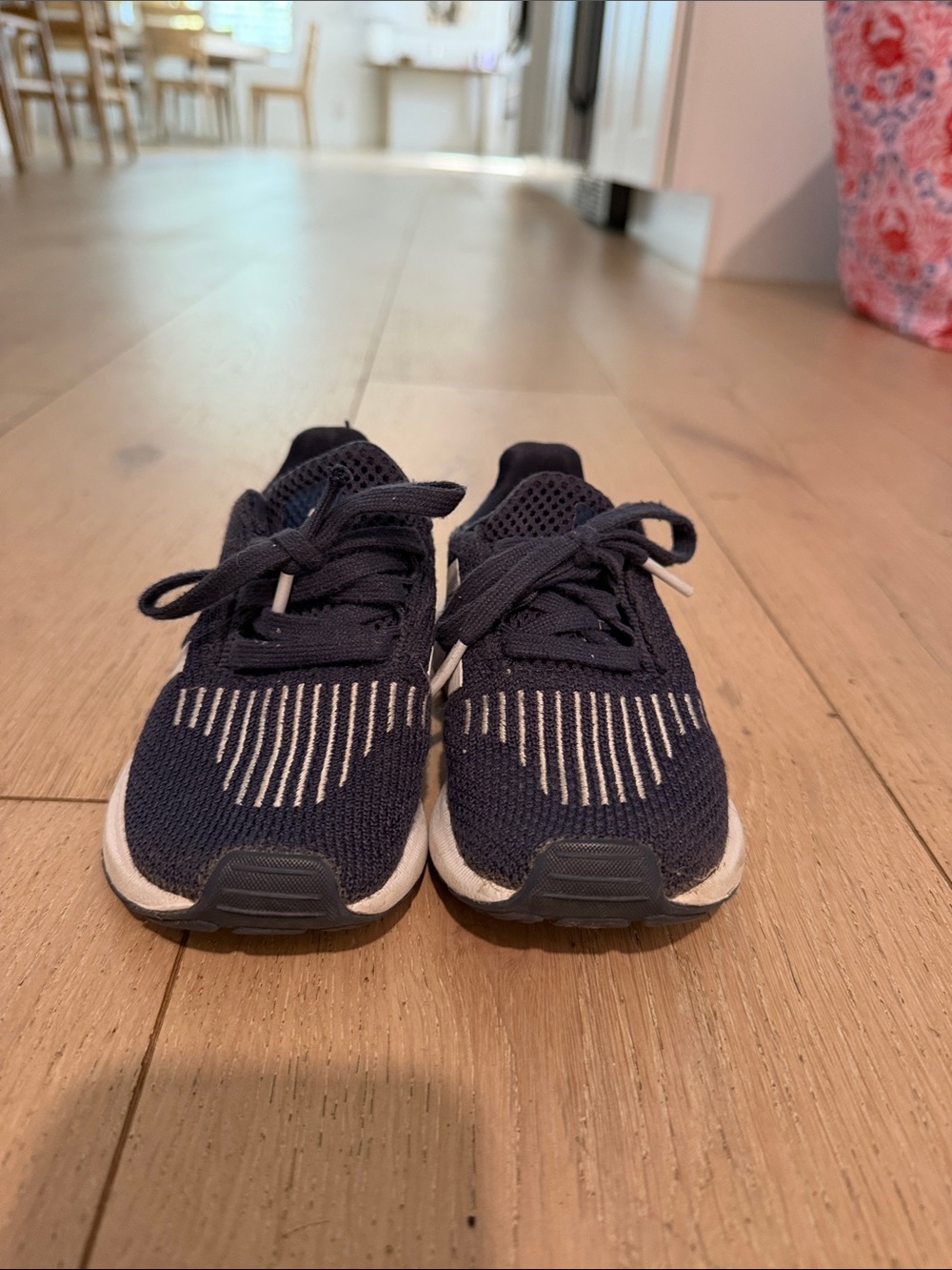 Kids Navy Knit Athletic Sneakers - Comfortable Everyday Shoes